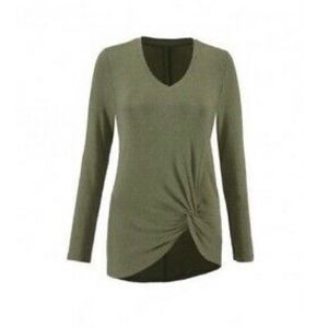 Cabi twist T long sleeved top